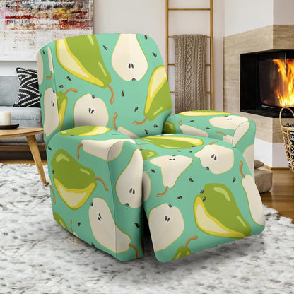 Pear Pattern Print Design PE04 Recliner Slipcover-JORJUNE.COM