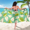 Pear Pattern Print Design PE04 Sarong Pareo Wrap-JORJUNE.COM