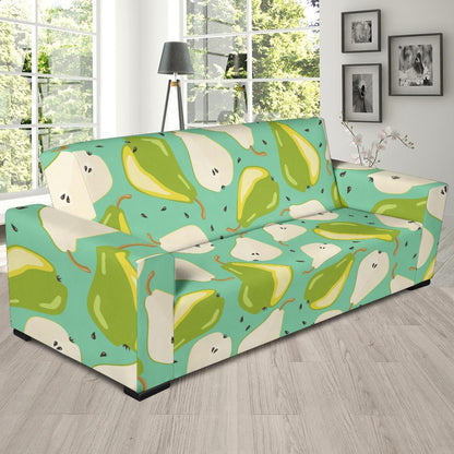 Pear Pattern Print Design PE04 Sofa Slipcover-JORJUNE.COM