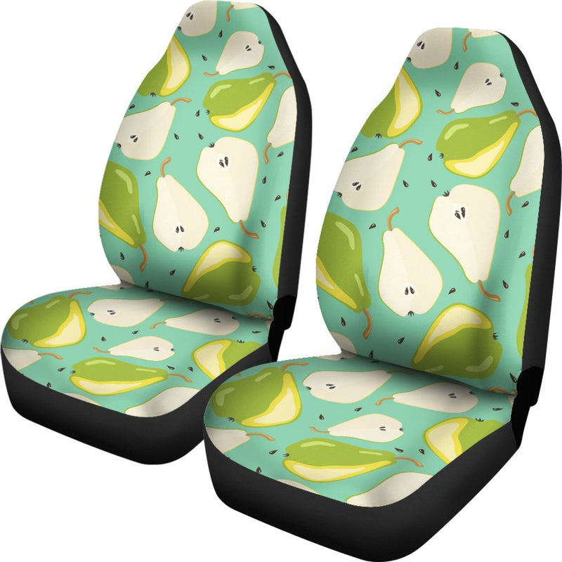 Pear Pattern Print Design PE04 Universal Fit Car Seat Covers-JorJune