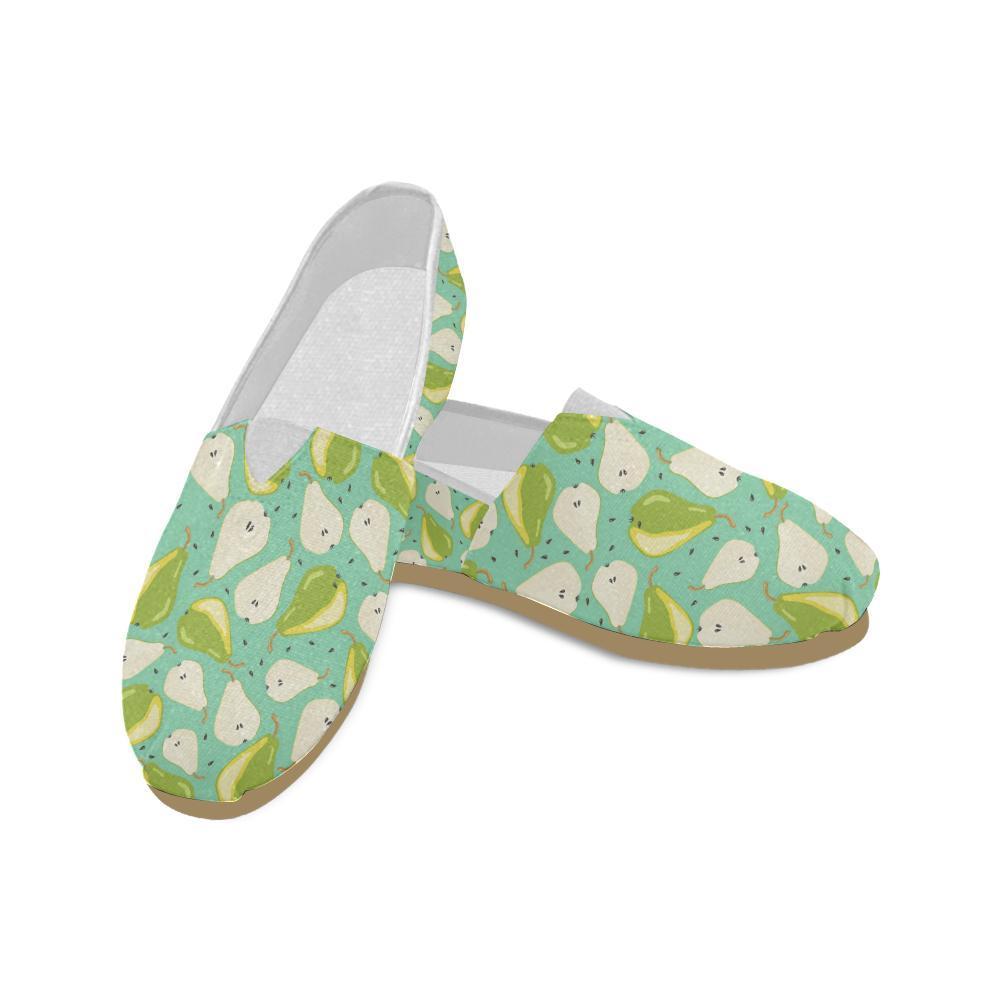 Pear Pattern Print Design PE04 Women Casual Shoes-JorJune.com