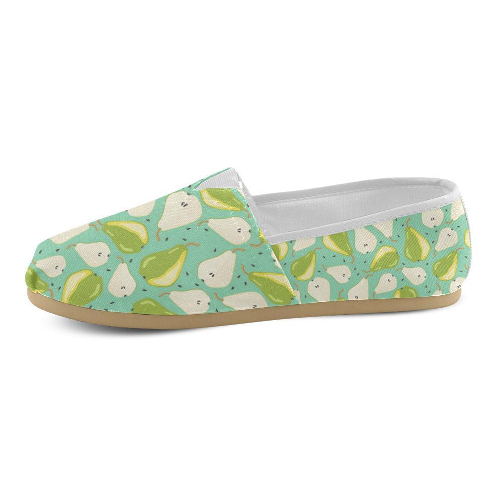 Pear Pattern Print Design PE04 Women Casual Shoes-JorJune.com
