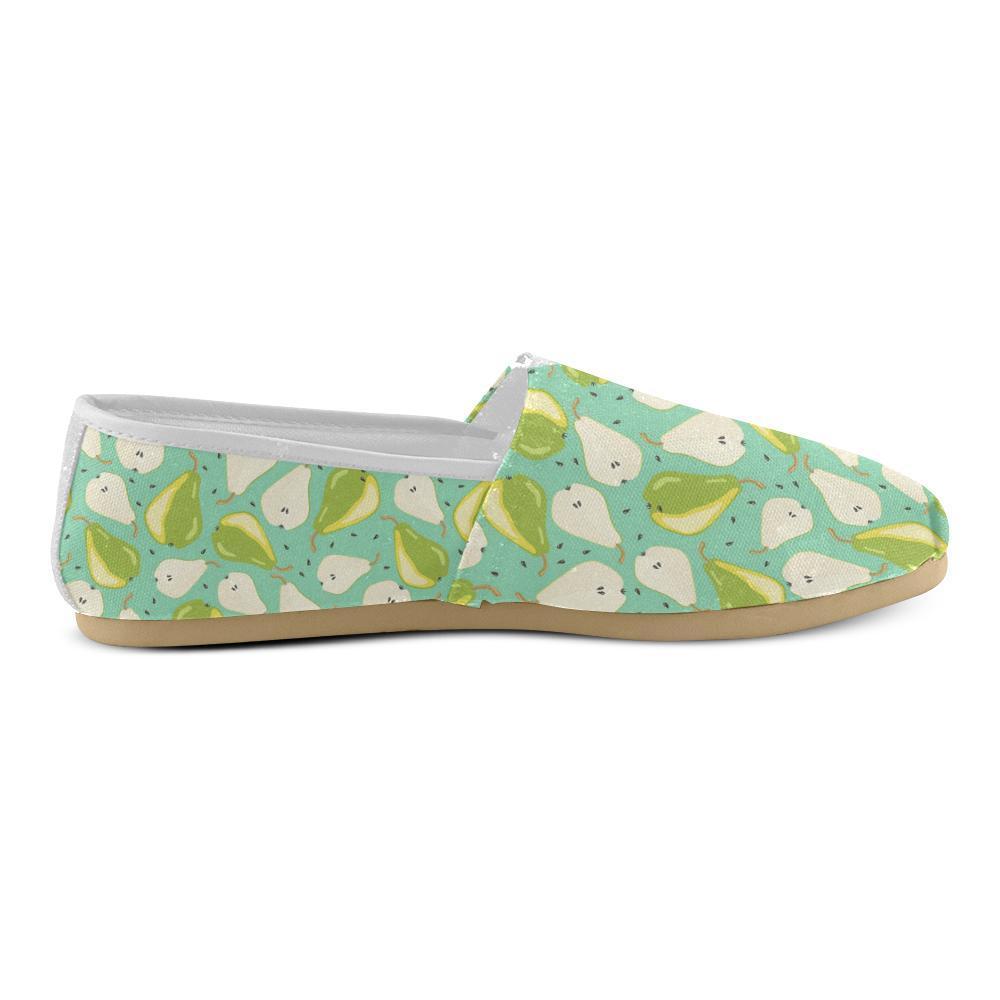 Pear Pattern Print Design PE04 Women Casual Shoes-JorJune.com