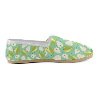 Pear Pattern Print Design PE04 Women Casual Shoes-JorJune.com