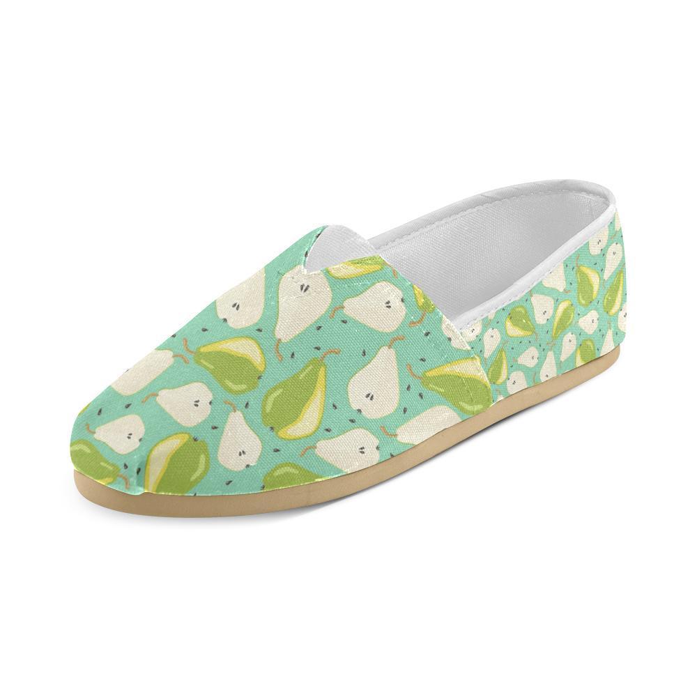 Pear Pattern Print Design PE04 Women Casual Shoes-JorJune.com