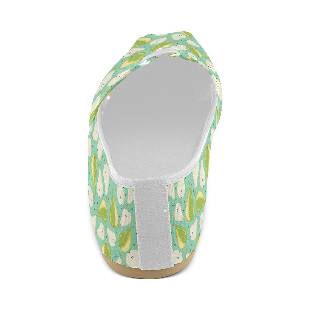 Pear Pattern Print Design PE04 Women Casual Shoes-JorJune.com