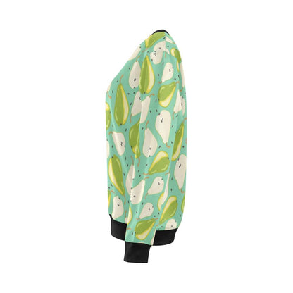 Pear Pattern Print Design PE04 Women Long Sleeve Sweatshirt-JorJune
