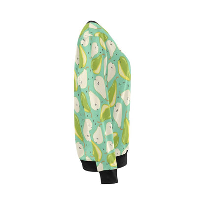 Pear Pattern Print Design PE04 Women Long Sleeve Sweatshirt-JorJune