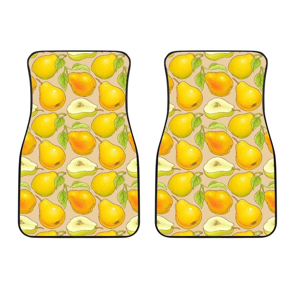 Pear Pattern Print Design PE05 Car Floor Mats-JORJUNE.COM