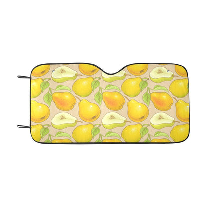 Pear Pattern Print Design PE05 Car Sun Shade-JorJune