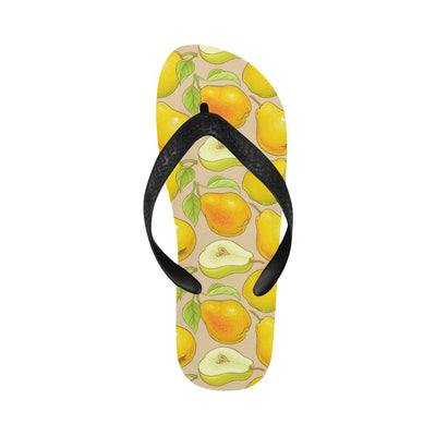 Pear Pattern Print Design PE05 Flip Flops-JorJune