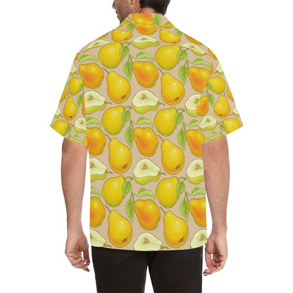 Pear Pattern Print Design PE05 Men Hawaiian Shirt-JorJune