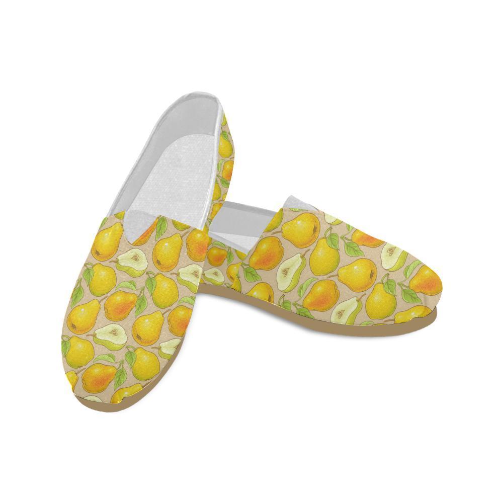 Pear Pattern Print Design PE05 Women Casual Shoes-JorJune.com