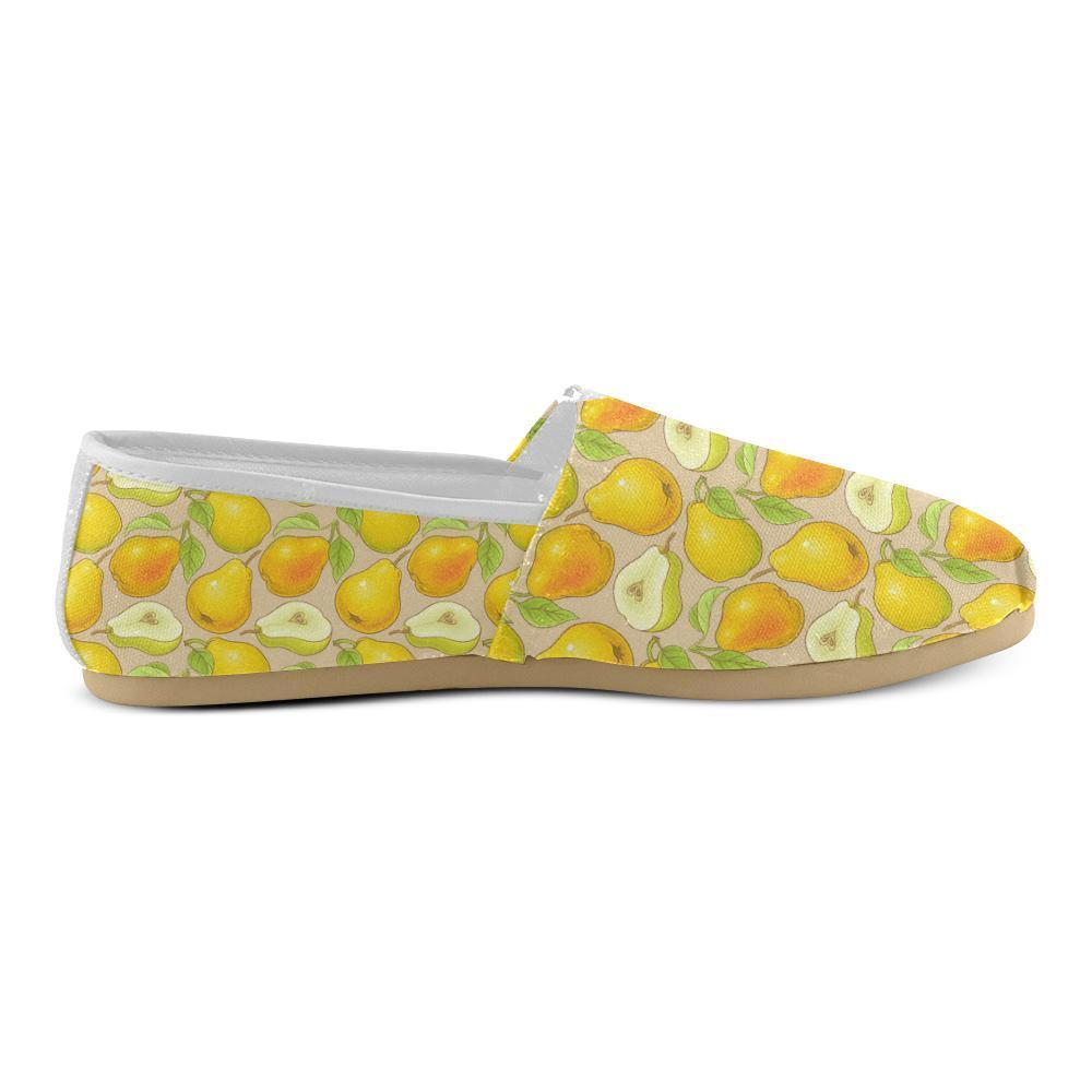 Pear Pattern Print Design PE05 Women Casual Shoes-JorJune.com