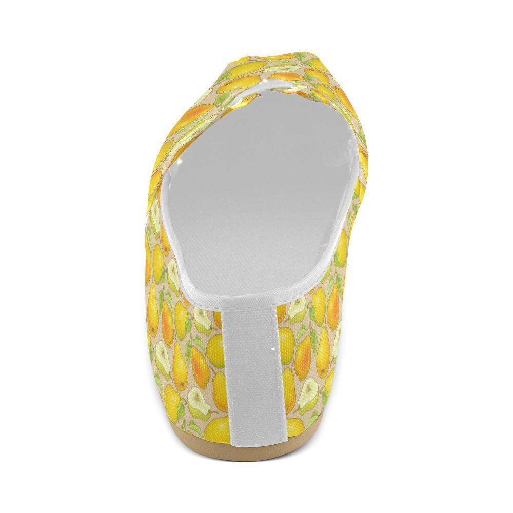 Pear Pattern Print Design PE05 Women Casual Shoes-JorJune.com