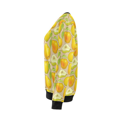 Pear Pattern Print Design PE05 Women Long Sleeve Sweatshirt-JorJune