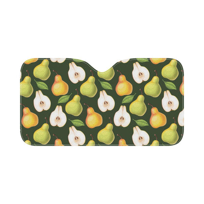 Pear Pattern Print Design PE06 Car Sun Shade-JorJune