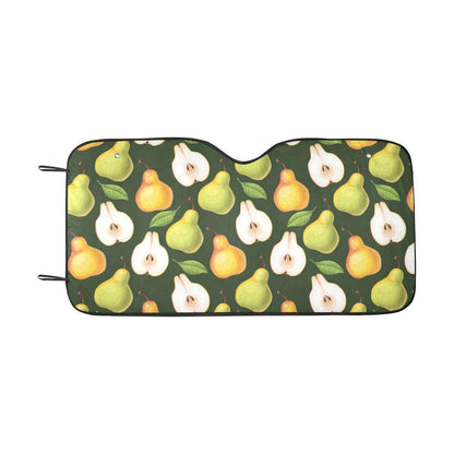 Pear Pattern Print Design PE06 Car Sun Shade-JorJune