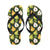 Pear Pattern Print Design PE06 Flip Flops-JorJune