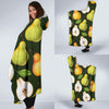 Pear Pattern Print Design PE06 Hooded Blanket-JORJUNE.COM