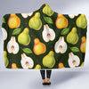 Pear Pattern Print Design PE06 Hooded Blanket-JORJUNE.COM