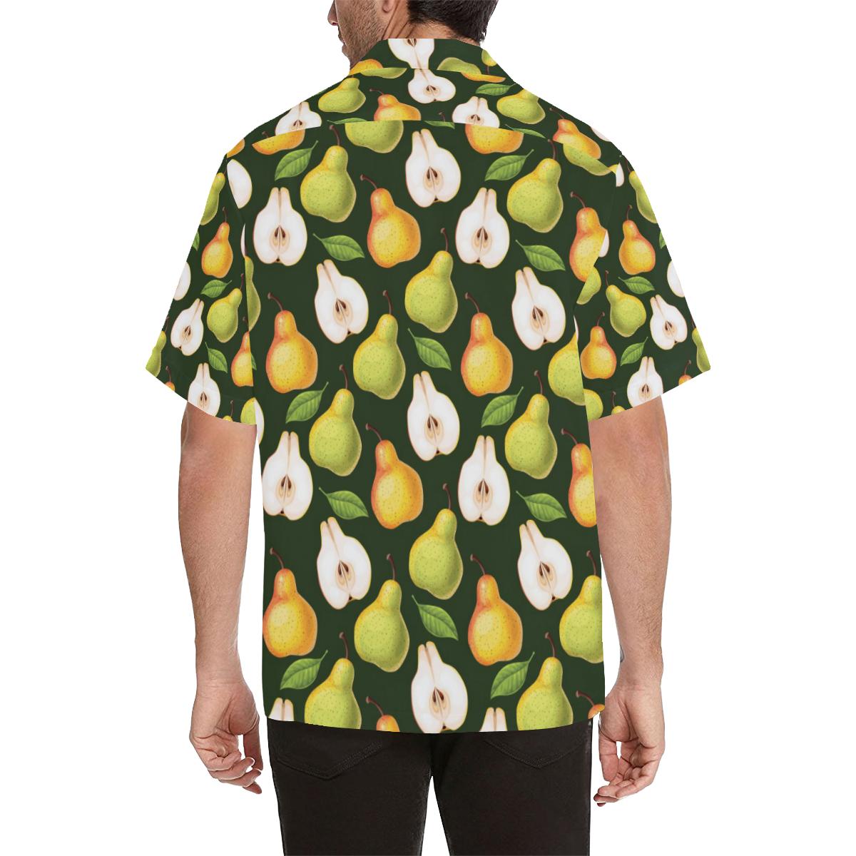 Pear Pattern Print Design PE06 Men Hawaiian Shirt-JorJune