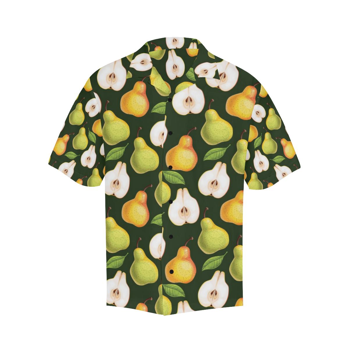 Pear Pattern Print Design PE06 Men Hawaiian Shirt-JorJune