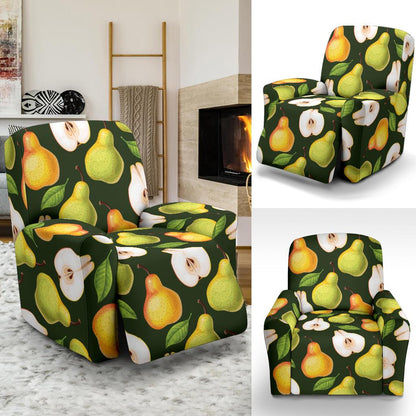 Pear Pattern Print Design PE06 Recliner Slipcover-JORJUNE.COM