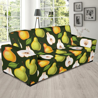Pear Pattern Print Design PE06 Sofa Slipcover-JORJUNE.COM