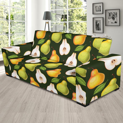 Pear Pattern Print Design PE06 Sofa Slipcover-JORJUNE.COM