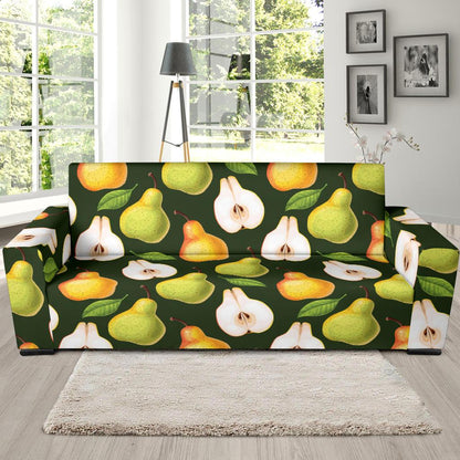 Pear Pattern Print Design PE06 Sofa Slipcover-JORJUNE.COM
