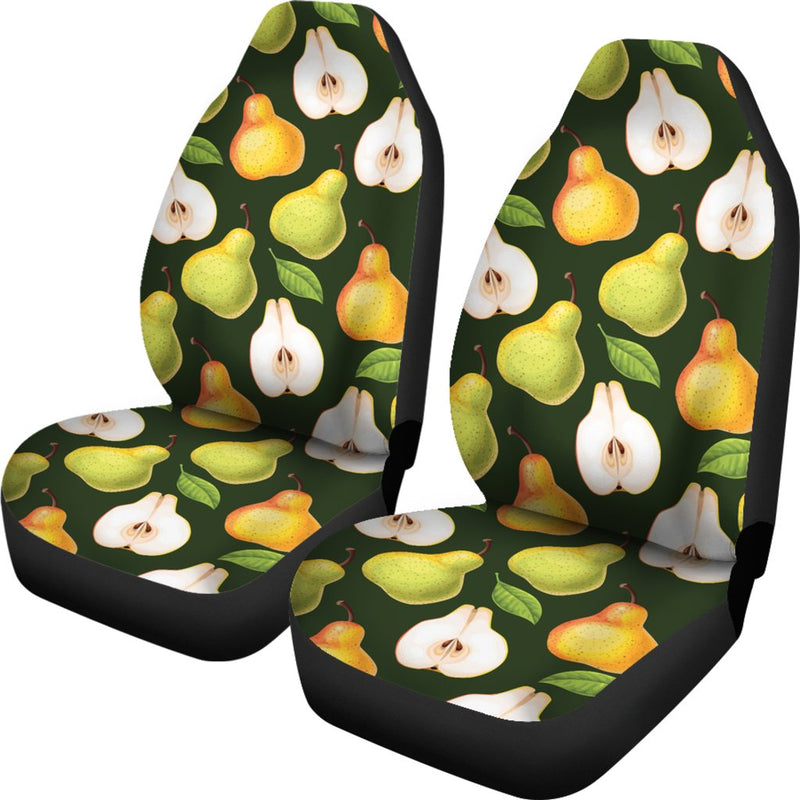 Pear Pattern Print Design PE06 Universal Fit Car Seat Covers-JorJune