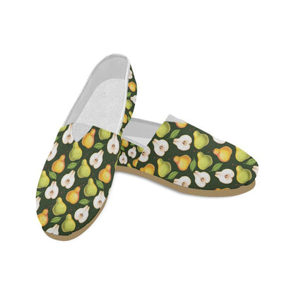 Pear Pattern Print Design PE06 Women Casual Shoes-JorJune.com