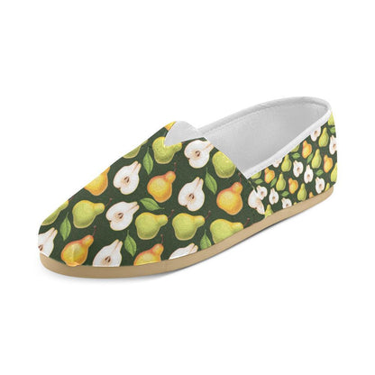 Pear Pattern Print Design PE06 Women Casual Shoes-JorJune.com