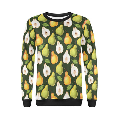 Pear Pattern Print Design PE06 Women Long Sleeve Sweatshirt-JorJune