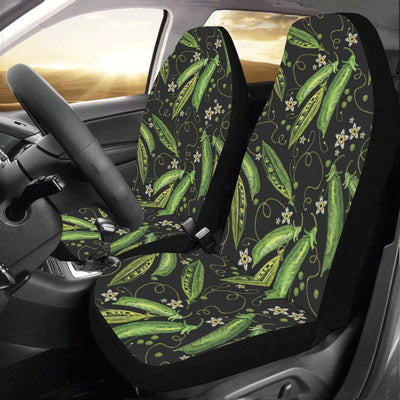 Peas Pattern Print Design A02 Car Seat Covers (Set of 2)-JORJUNE.COM