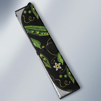 Peas Pattern Print Design A02 Car Sun Shades-JORJUNE.COM