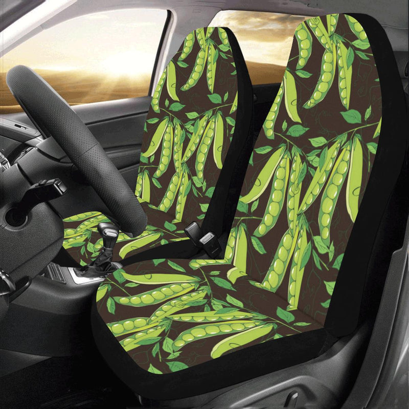 Peas Pattern Print Design A03 Car Seat Covers (Set of 2)-JORJUNE.COM