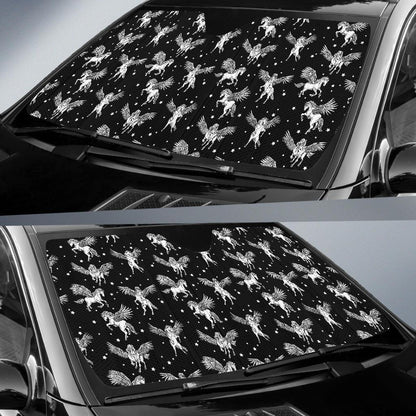 Pegasus Pattern Print Design 01 Car Sun Shades-JORJUNE.COM
