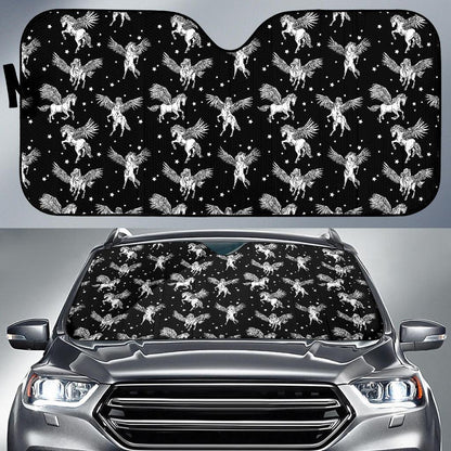 Pegasus Pattern Print Design 01 Car Sun Shades-JORJUNE.COM
