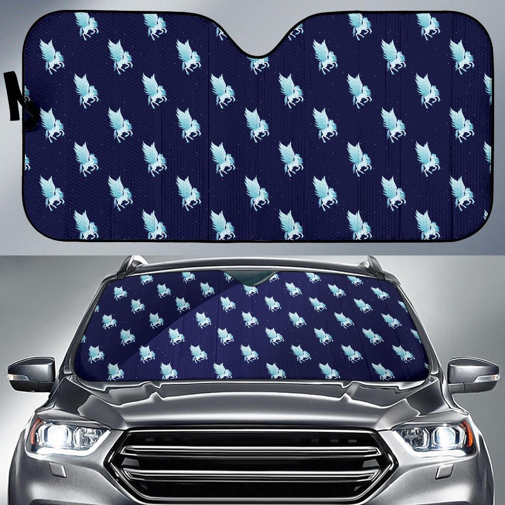 Pegasus Pattern Print Design 03 Car Sun Shades-JORJUNE.COM