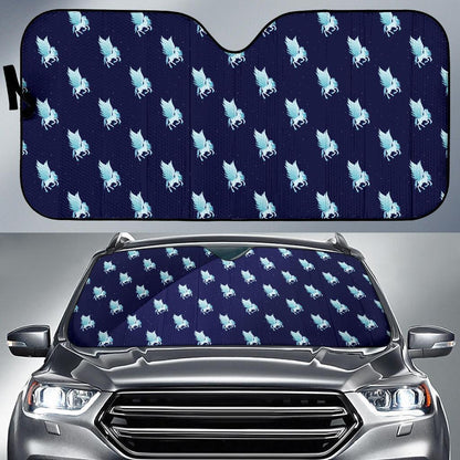 Pegasus Pattern Print Design 03 Car Sun Shades-JORJUNE.COM