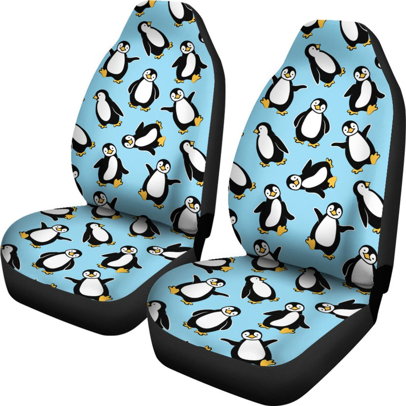 Penguin Happy Print Universal Fit Car Seat Covers