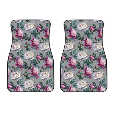 Peony Pattern Print Design PE01 Car Floor Mats-JORJUNE.COM