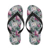 Peony Pattern Print Design PE01 Flip Flops-JorJune