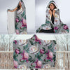 Peony Pattern Print Design PE01 Hooded Blanket-JORJUNE.COM