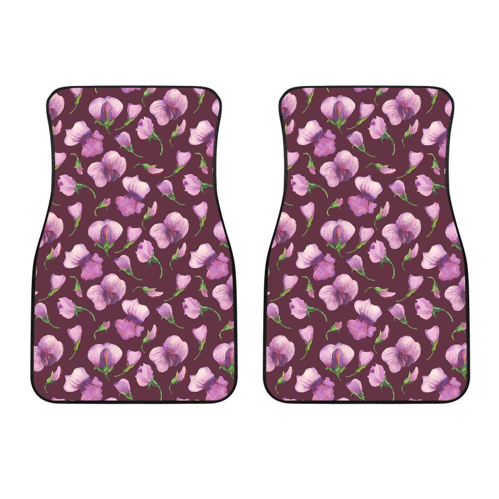 Peony Pattern Print Design PE010 Car Floor Mats-JORJUNE.COM