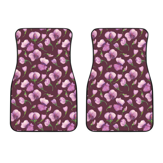 Peony Pattern Print Design PE010 Car Floor Mats-JORJUNE.COM