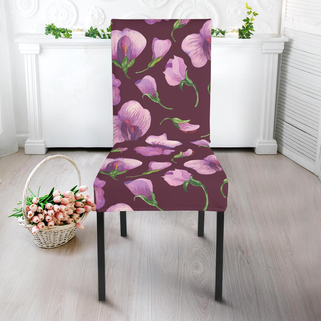 Peony Pattern Print Design PE010 Dining Chair Slipcover-JORJUNE.COM