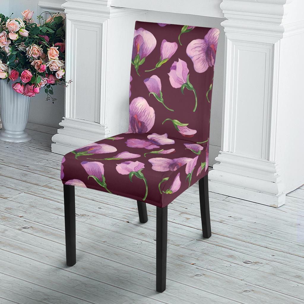 Peony Pattern Print Design PE010 Dining Chair Slipcover-JORJUNE.COM